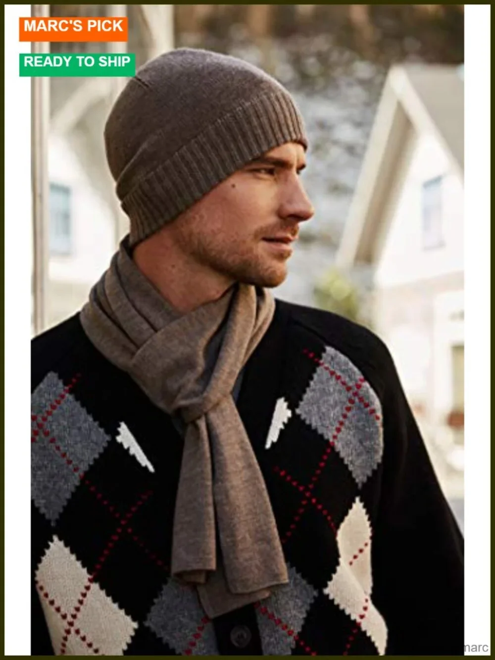 100% Merino Wool Beanie Hat Skullies Watch Cap, Soft Lightweight Warm, Snag